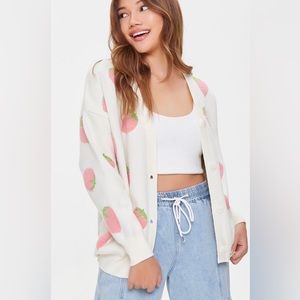 Strawberry 🍓 Cardigan Sweater